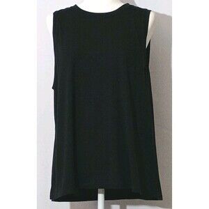 Calvin Klein Performance Moisture Wick Black Sleeveless Top Size Medium New